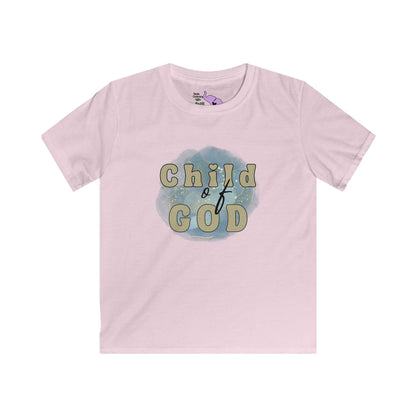 Child of God Youth Softstyle Tee