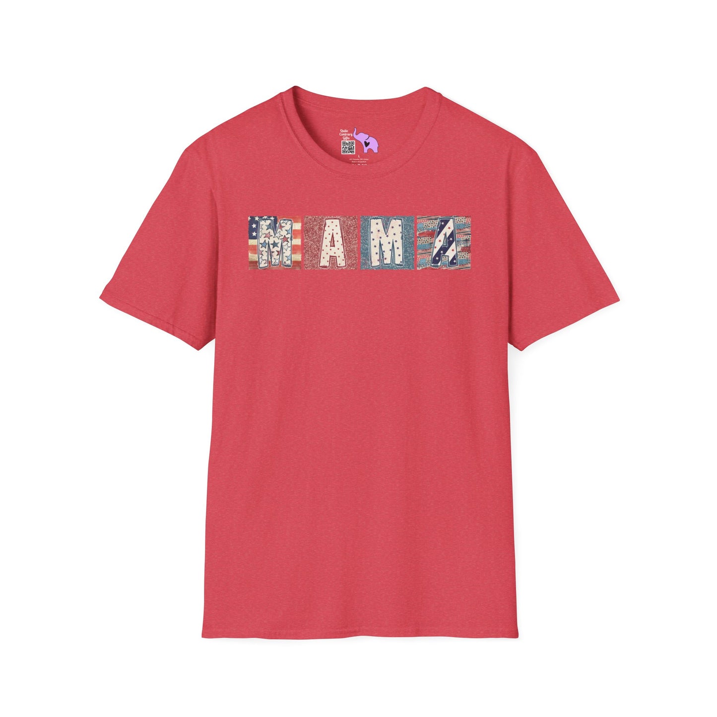Mama (America Colors) Adult T-shirt