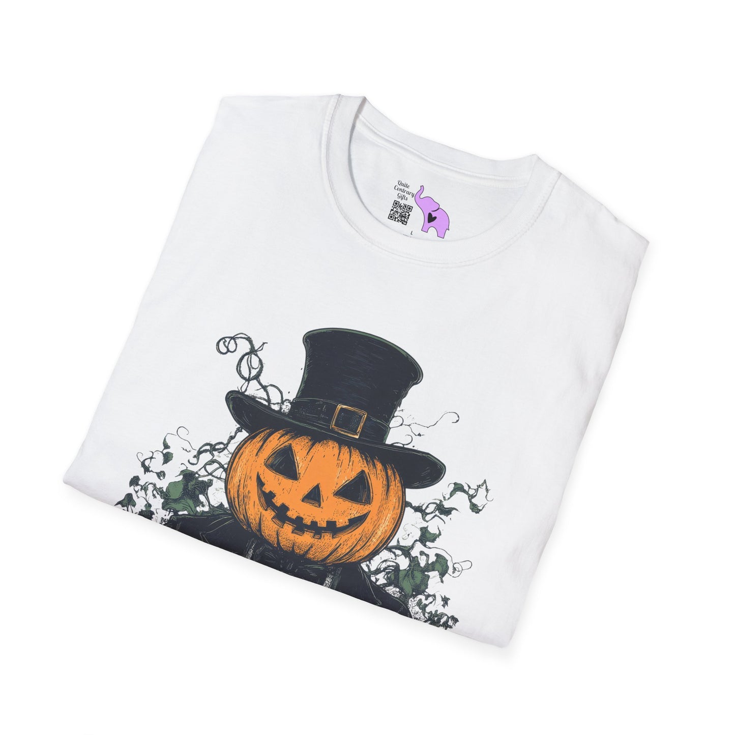 Halloween Pumpkin Man Adult T-shirt