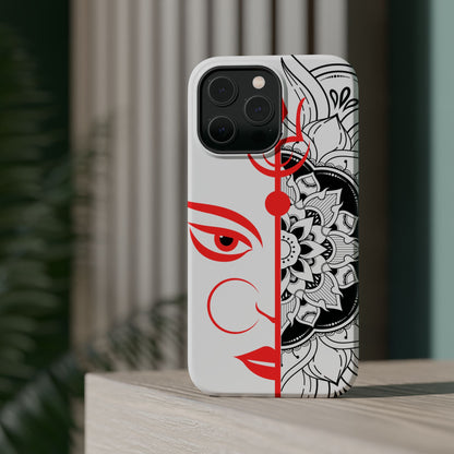 Goddess Durga Mata w/Manala MagSafe® Compatible Tough Case for iPhone