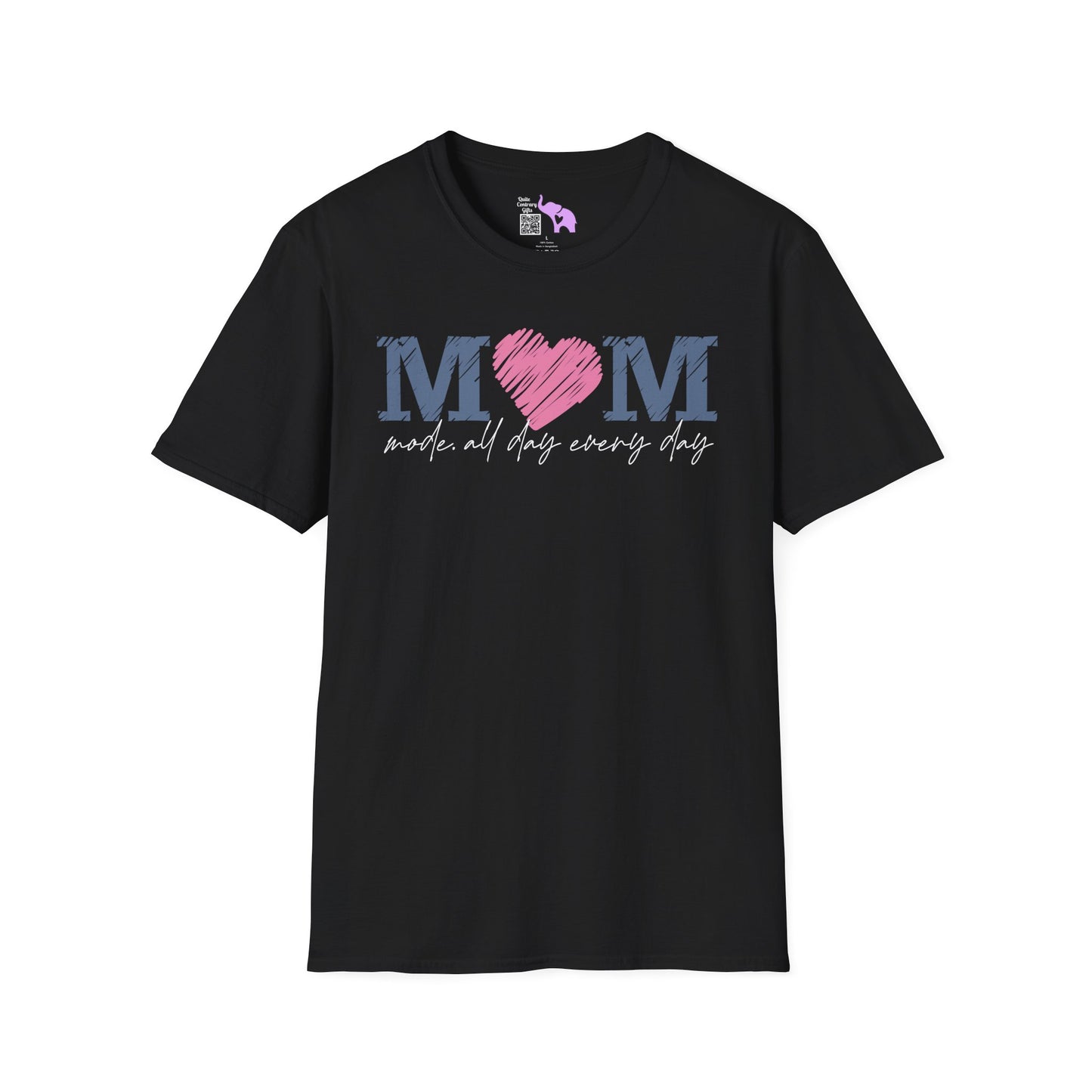 Mom Mode All Day Everyday Adult T-shirt