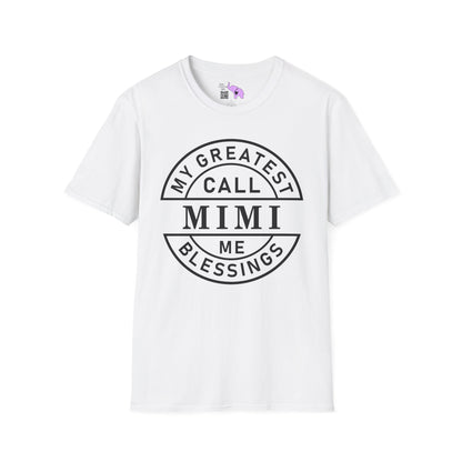 My Greatest Blessings Call Me Mimi Adult T-shirt
