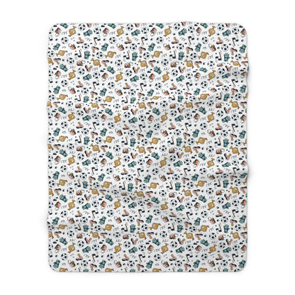 Little Soccer Legends Fleece Blanket