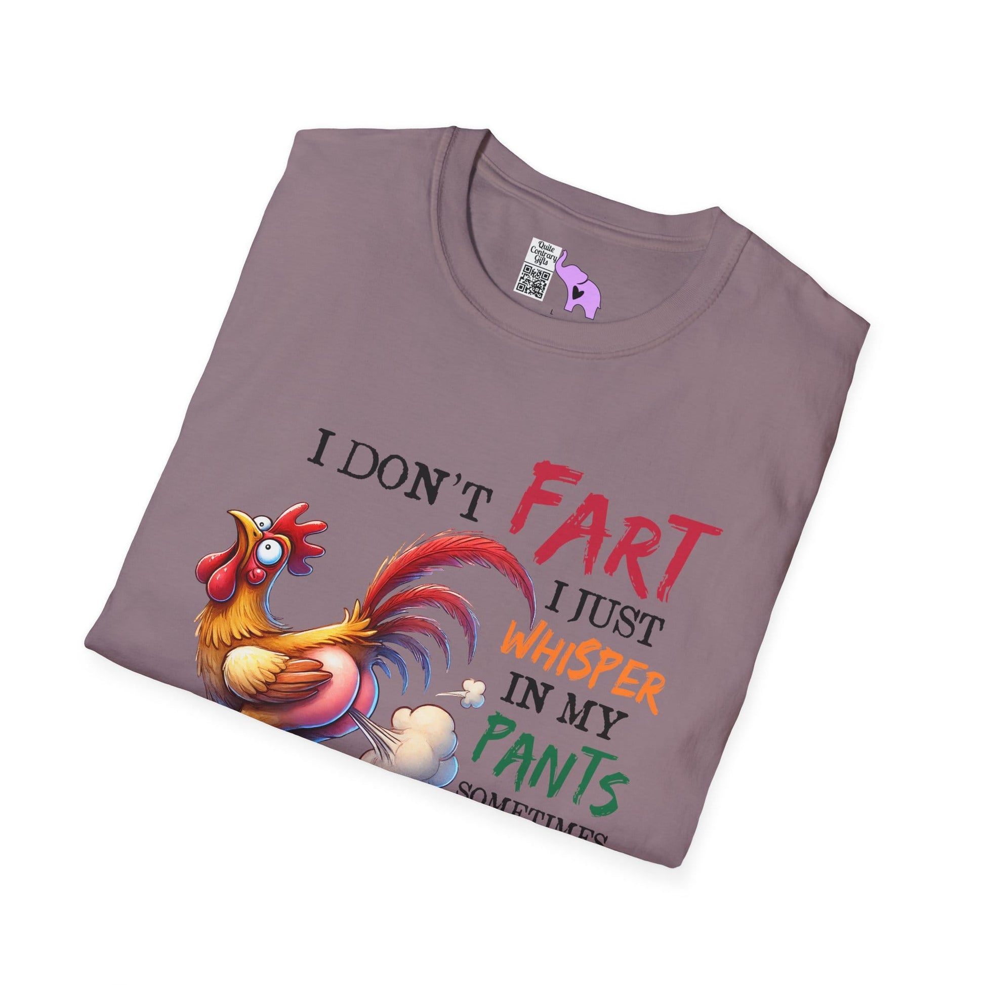 I Don't Fart I Just Whisper in my Pants... Adult T-shirt
