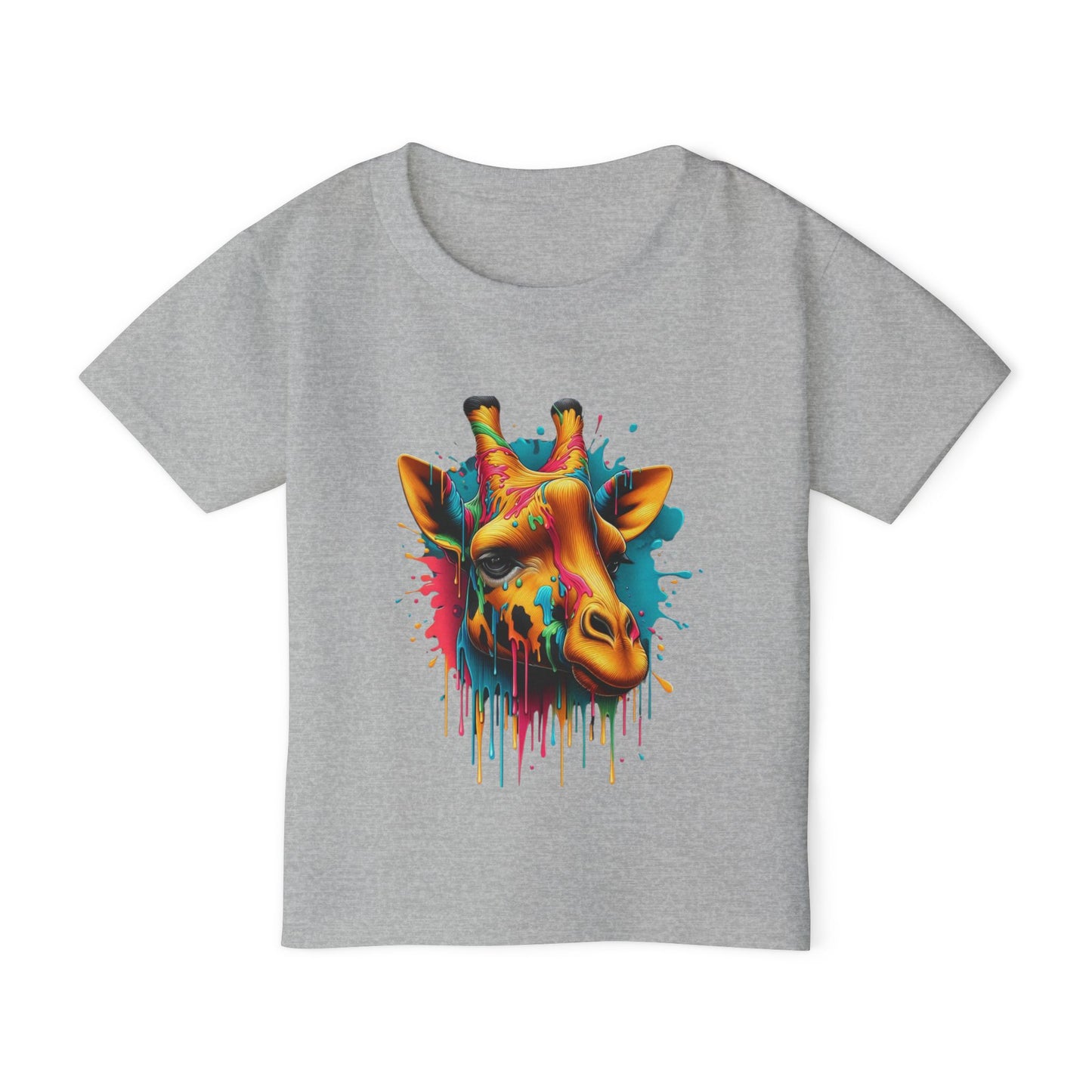 Colorful Giraffe Heavy Cotton™ Toddler T-shirt