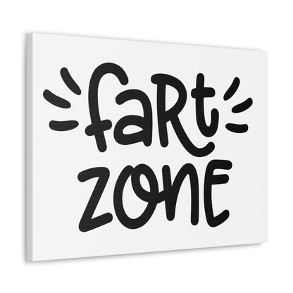 Fart Zone Canvas Horizontal Wraps w/o Frame