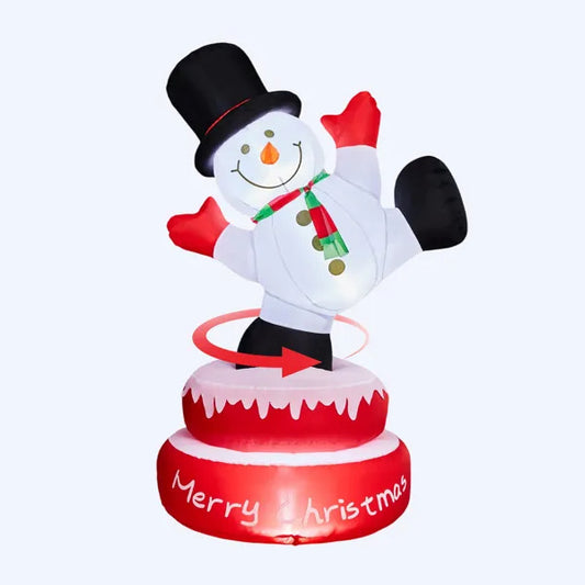 Spinning Snowman Inflatable – 4.8FT Lighted Christmas Decor