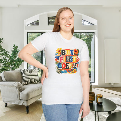 But First Coffee Adult T-shirt