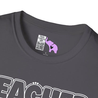 Teacher Definition: Lesson Planned, Class Unplanned, Chaos Guaranteed Adult T-shirt