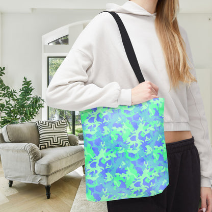 Glacier Grove Camo Canvas Tote Bag