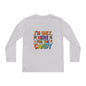 I'm Only Here for the Candy Youth Long Sleeve Tee