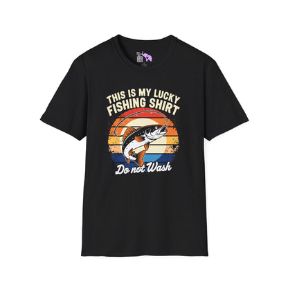 This Is My Lucky Fishing Shirt Adult T-shirt