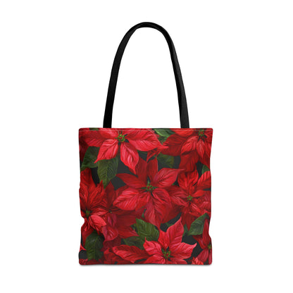 Crimson Noel Canvas Tote Bag