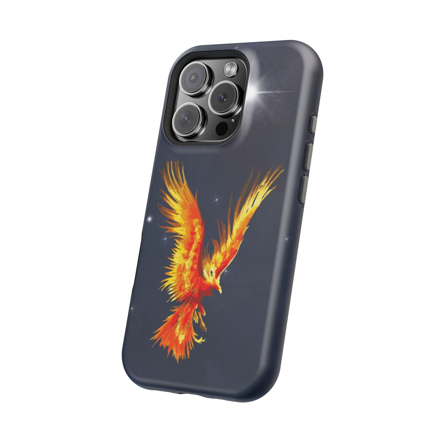 Phoenix Over Nebula MagSafe® Compatible Tough Case for iPhone