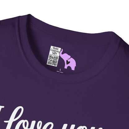 I Love You to the Beach and Back Adult T-shirt