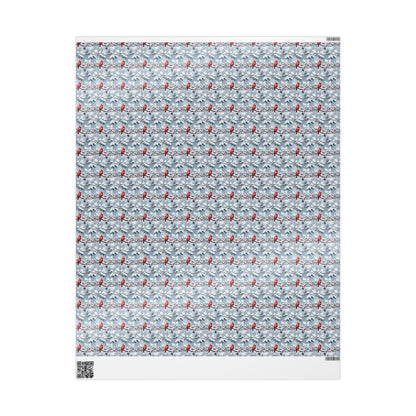 Cardinals in the Snow Wrapping Paper