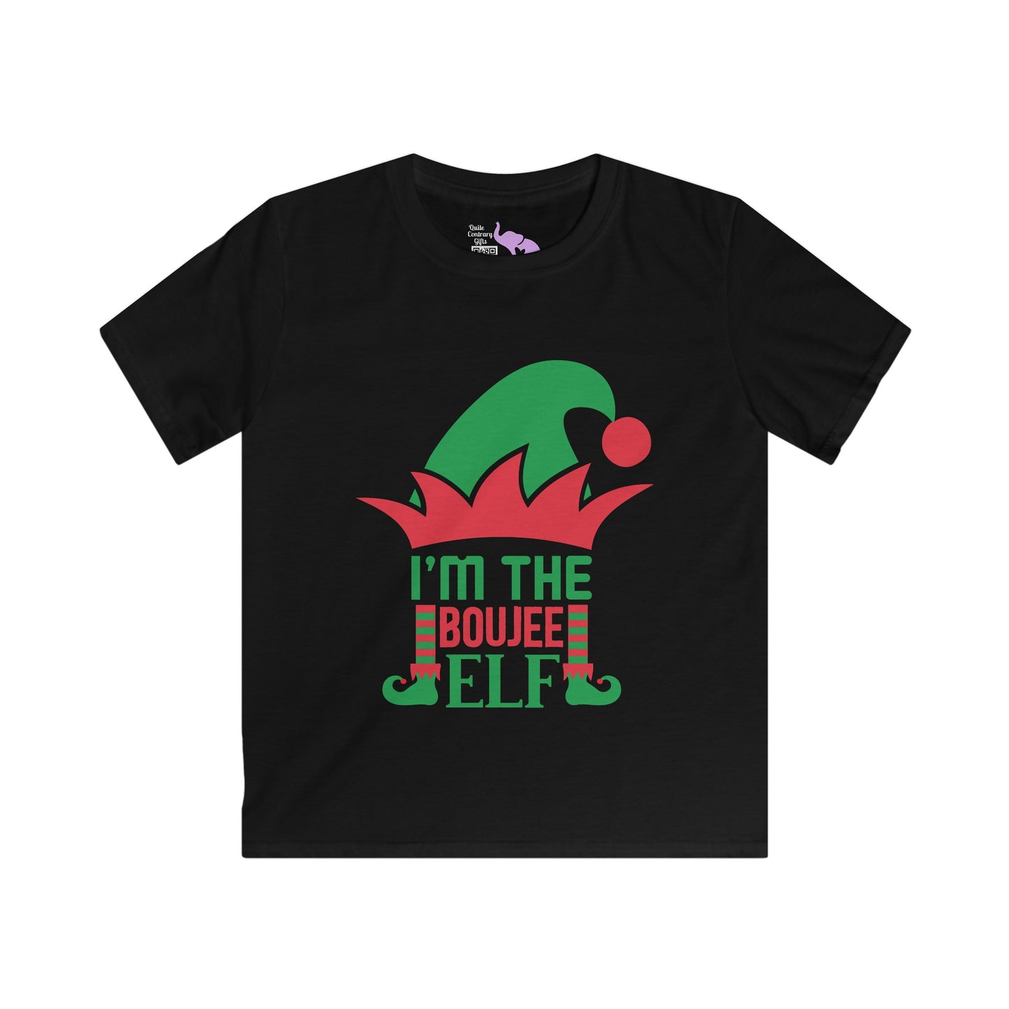 I'm The Boujee Elf Youth Softstyle Tee