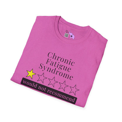 Chronic Fatigue Syndrome 1 Star Would Not Recommend Adult T-shirt
