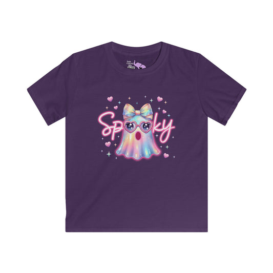 Spooky Pastel Ghost Youth Softstyle Tee