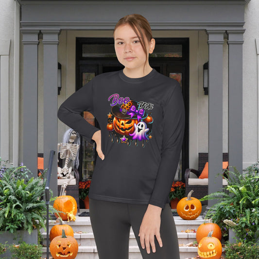 Boo Y'all Youth Long Sleeve Tee