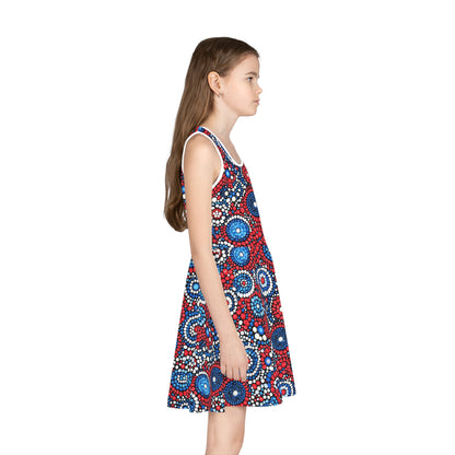 Patriot Pulse Girls' Sleeveless Sundress