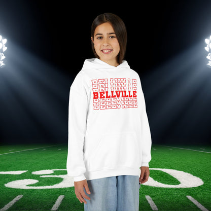 Bellville (Stacked) Youth Heavy Blend Hoodie