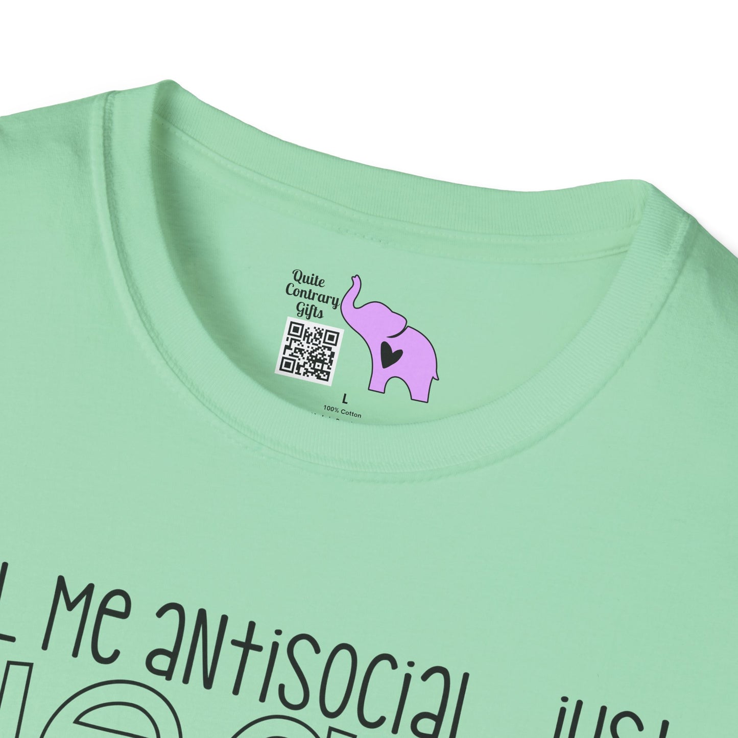 Call Me Anitsocial But Please Don't Call Me Adult T-shirt
