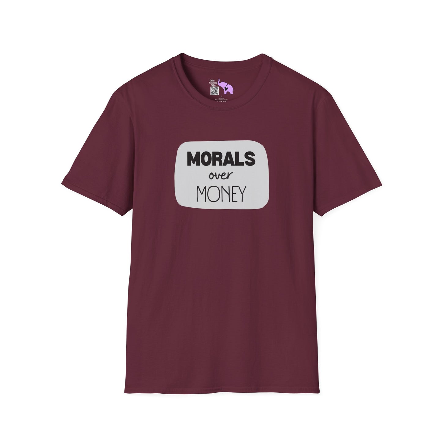 Morals over Money T-shirt