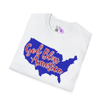 God Bless America Adult T-shirt
