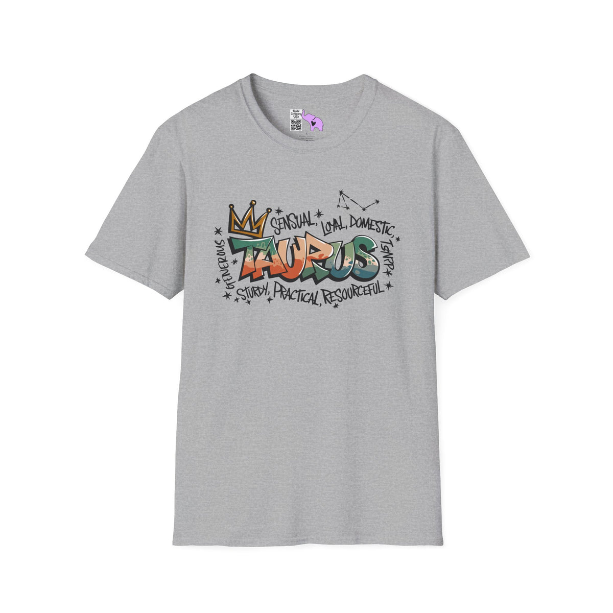 Taurus Street Art Adult T-shirt