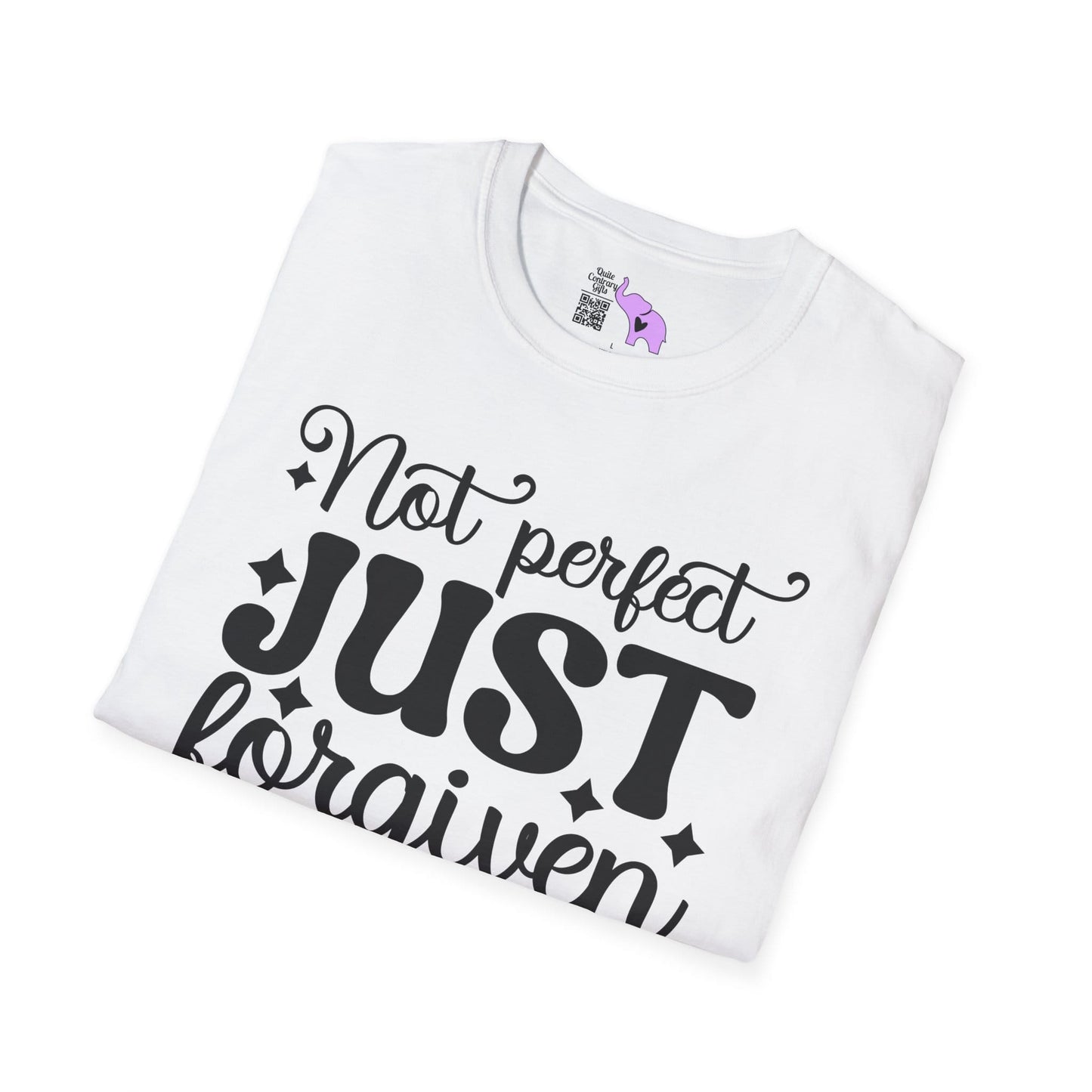 Not Perfect Just Forgiven Adult T-shirt
