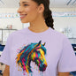 Colorful Horse Women's Boxy Tee