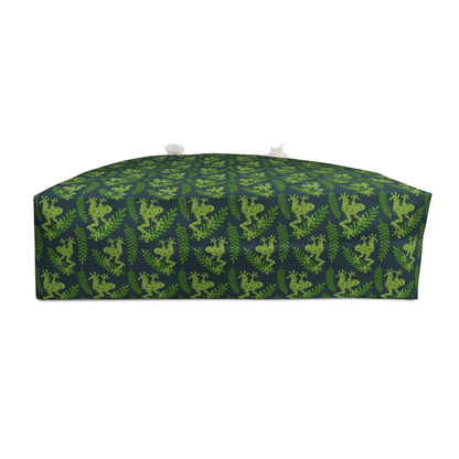 Emerald Canopy Frogs Weekender Bag