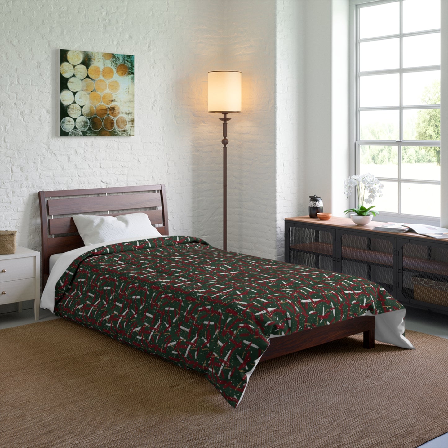 Holiday Brushstrokes Comforter