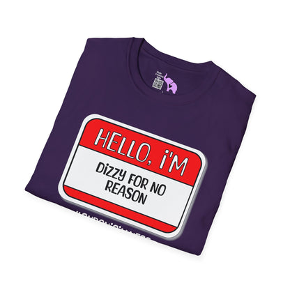 Hello, I'm Dizzy For No Reason Adult T-shirt
