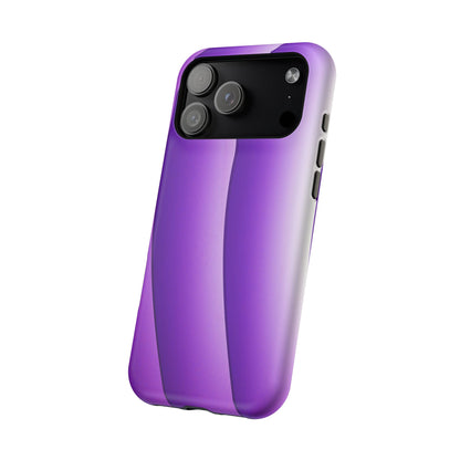 Purple Gradient Stripes MagSafe® Compatible Tough Case for iPhone
