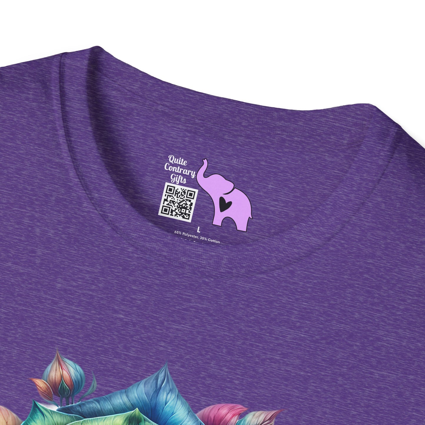 Colorful Rose Adult T-shirt