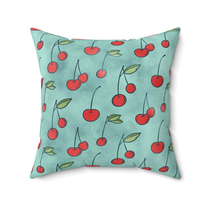 Cherry Jubilee Throw Pillow