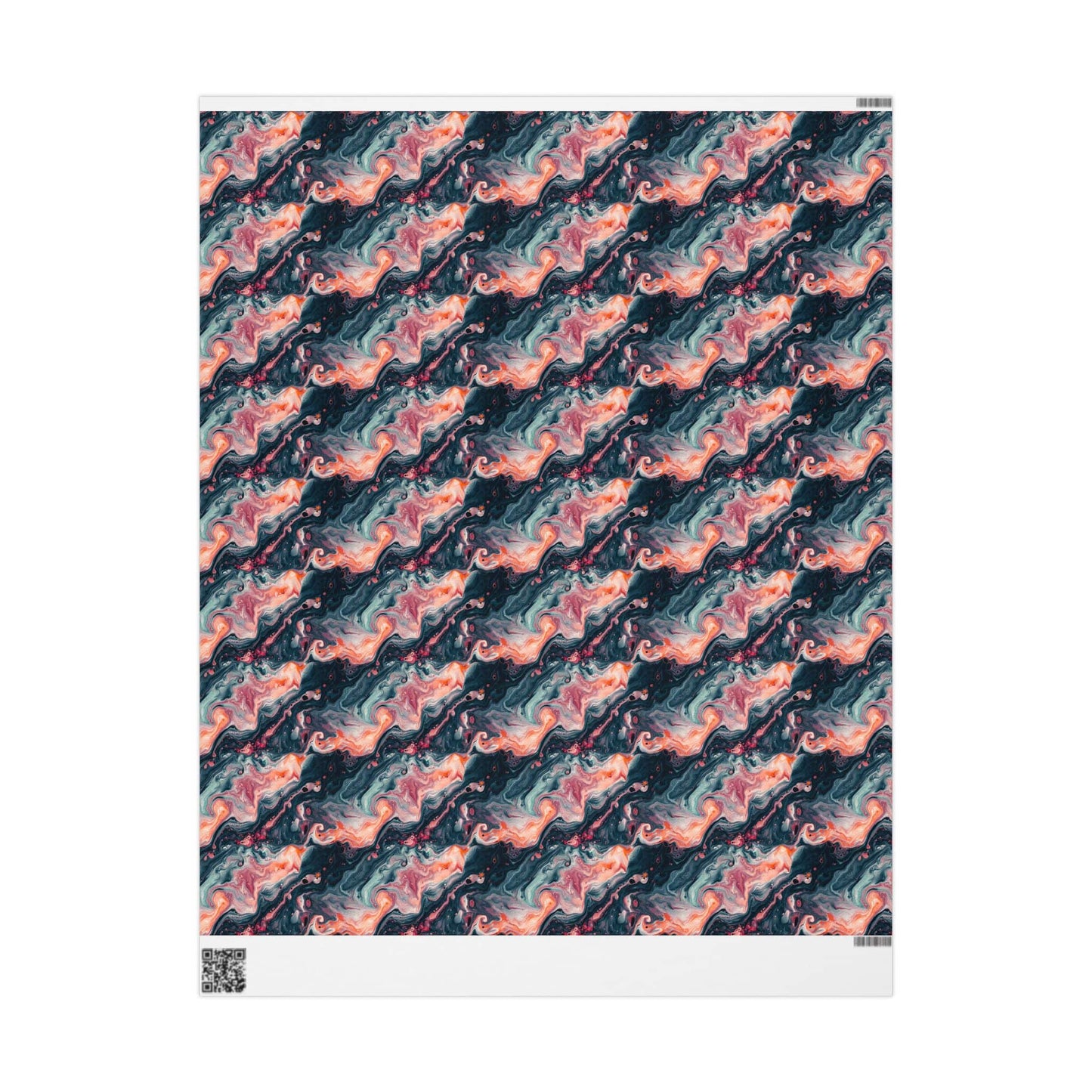 Pink Venom Marble Wrapping Paper