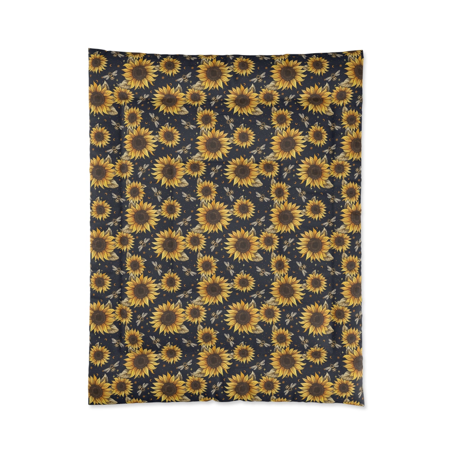 Sunflowers & Bees Comforter