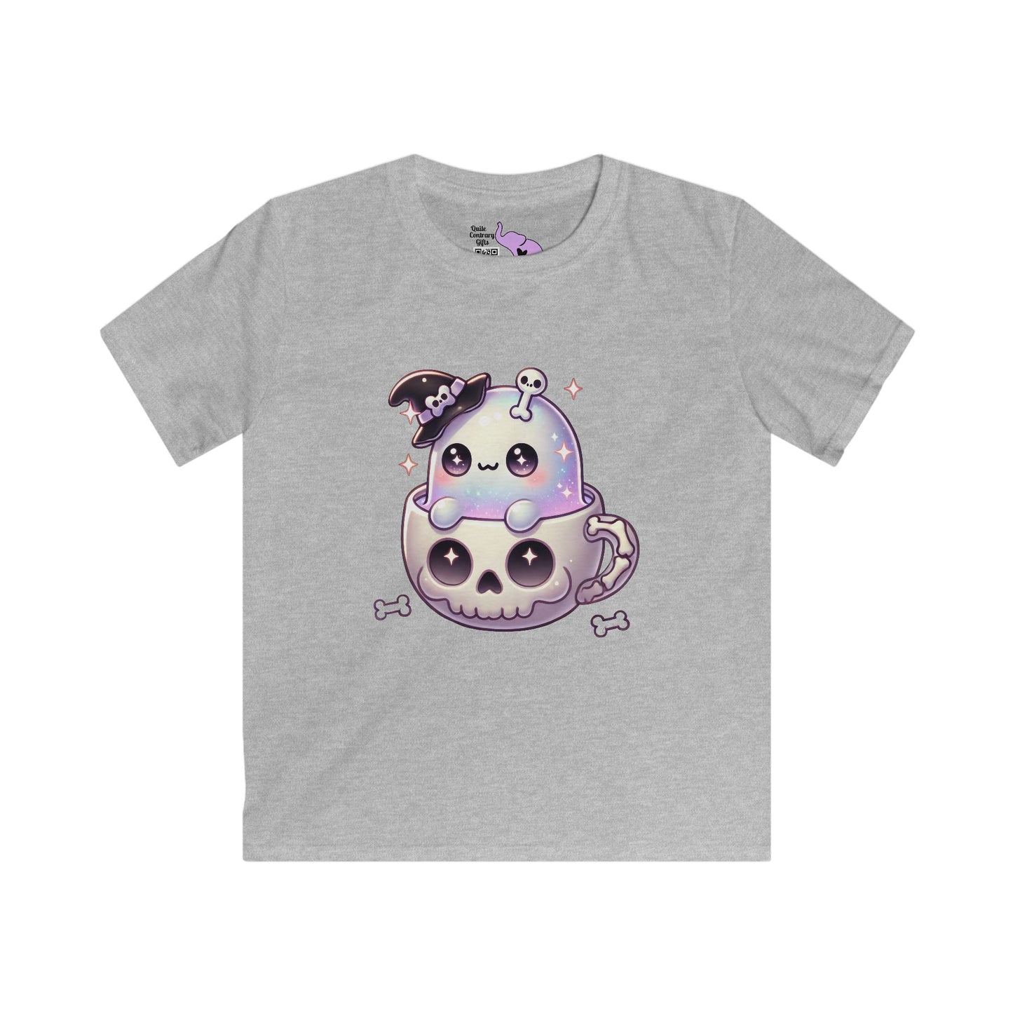 Skully Sips Kids Softstyle Tee