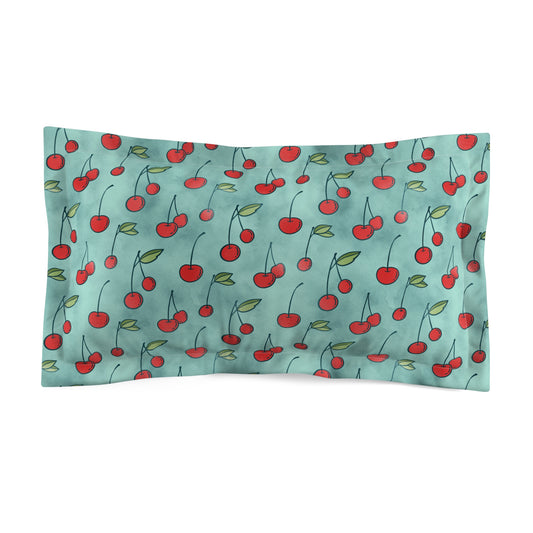 Cherry Jubilee Microfiber Pillow Sham