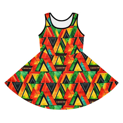 Abundance Vibes Girls' Sleeveless Sundress