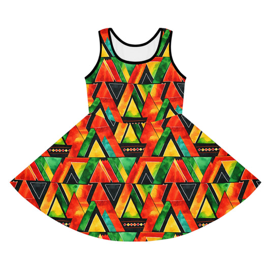 Abundance Vibes Girls' Sleeveless Sundress