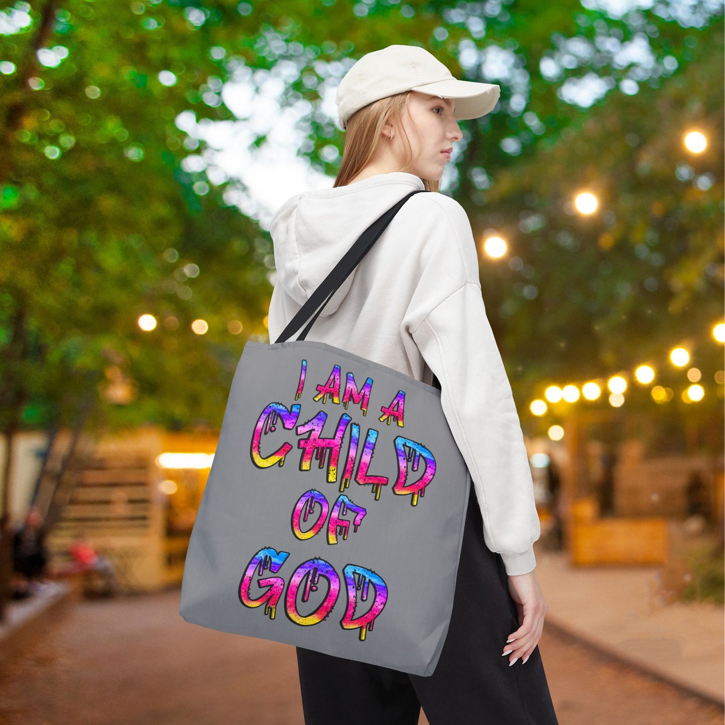 I Am A Child of God Canvas Tote Bag