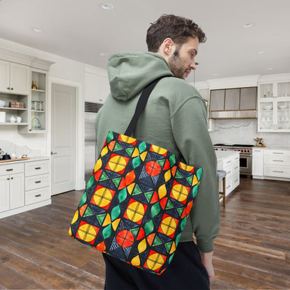 Candlelight Burst Canvas Tote Bag