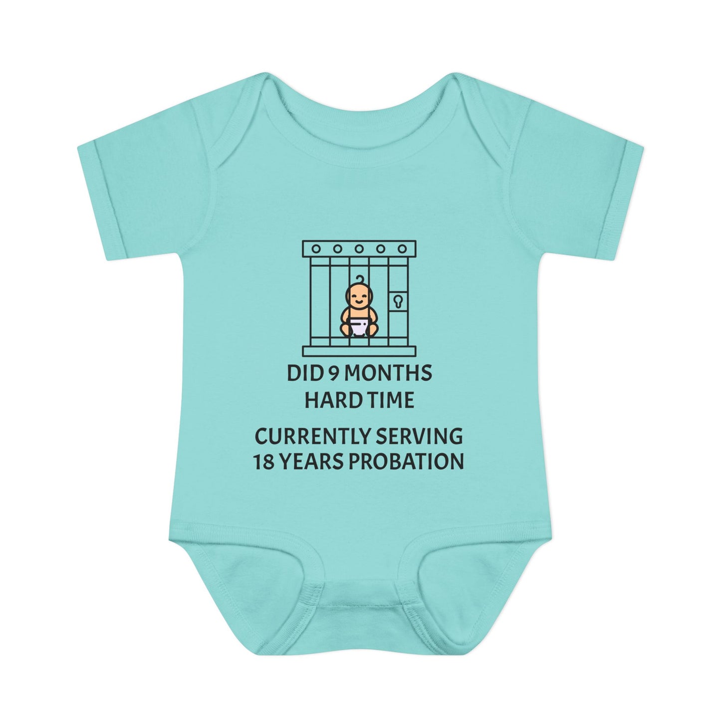 Did 9 Months Hard Time Currently Serving 18 Years Probation Infant Baby Rib Bodysuit