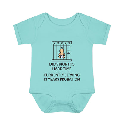 Did 9 Months Hard Time Currently Serving 18 Years Probation Infant Baby Rib Bodysuit