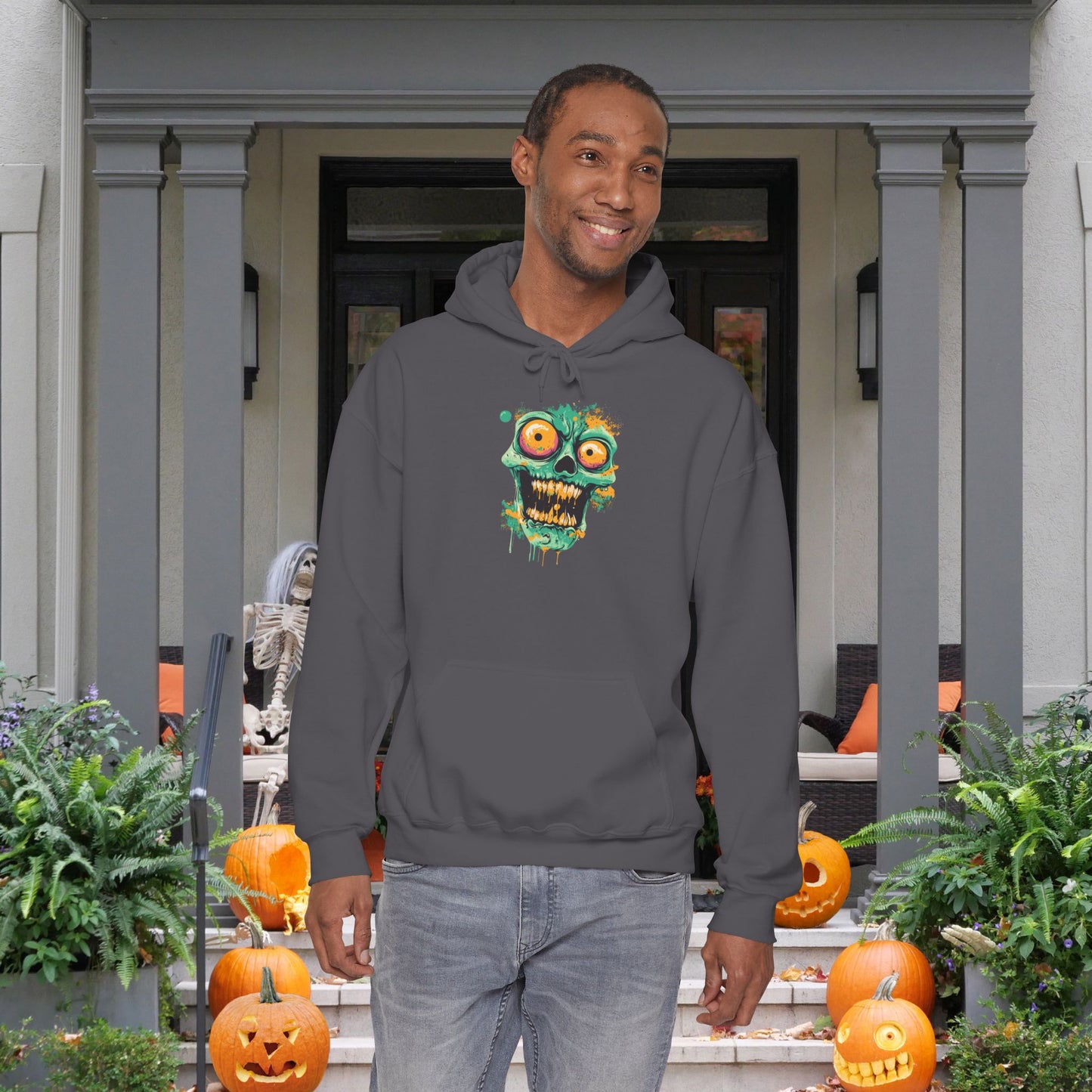 Creepy Ghoul Heavy Blend™ Hooded Sweatshirt