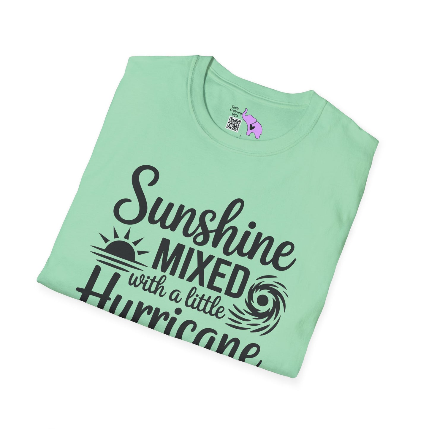 Sunshine Mixed With A Little Hurricane Adult T-shirt